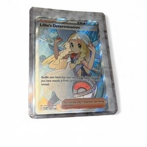 Lillie's Determination 169/132 Full Art Holo Pokemon TCG